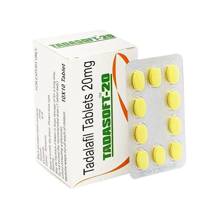 Tadasoft 20 mg is also known as Tadasoft and is widely used to treat Erectile Dysfunction also known in men | RX Supply