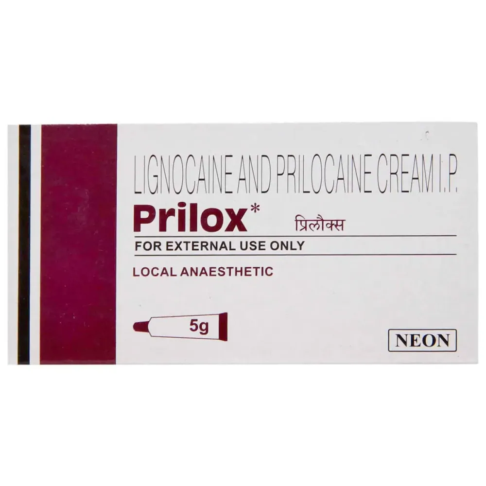 Prilox Cream (Prilocaine/Lidocaine) is a combination of two local anesthetic medicines-RX Supply