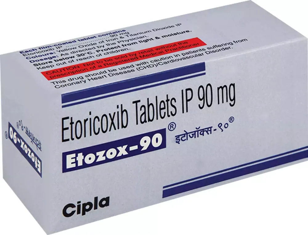 Etozox 90 Mg (Etoricoxib) is a pain-relieving medicine. It is used for relieving moderate pain | RX Supply