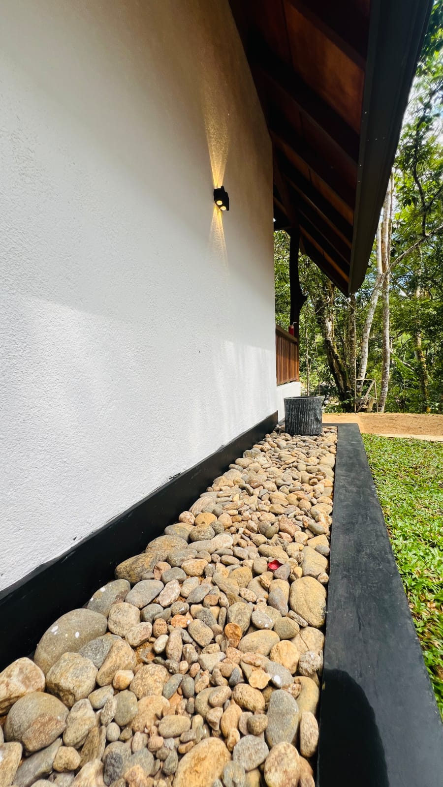 Pebbled Garden Walkway
