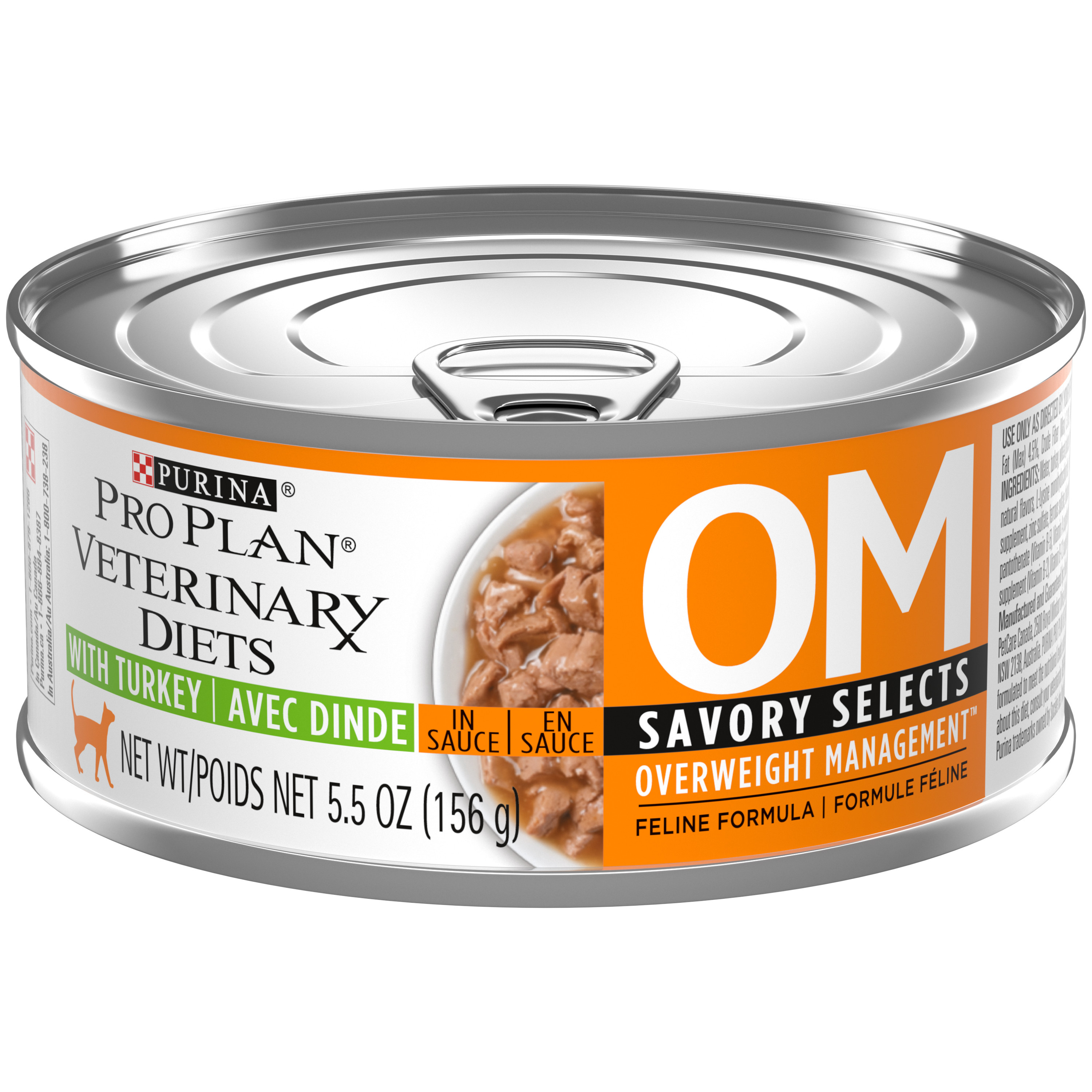 Purina Pro Plan Veterinary Diets OM Overweight Management Savory Selects  Wet Cat Food | Koala Health