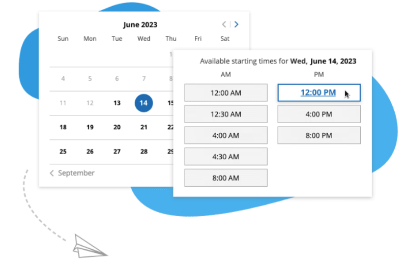 ScheduleOnce Calendar Interface