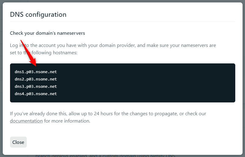 Netlify Domain nameservers