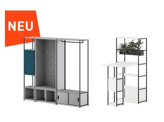 ACTA.PRO Regalsystem zur Raumgliederung