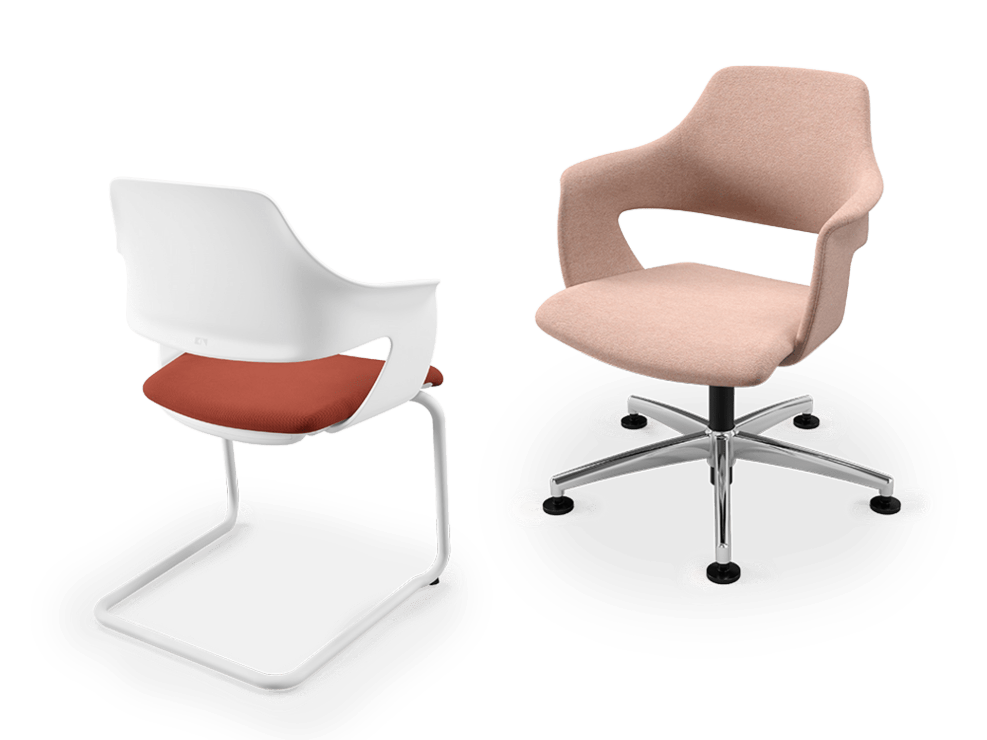 Chaise visiteur salle réunion König+Neurath Mesh