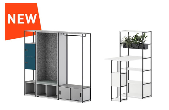 ACTA.PRO Regalsystem zur Raumgliederung