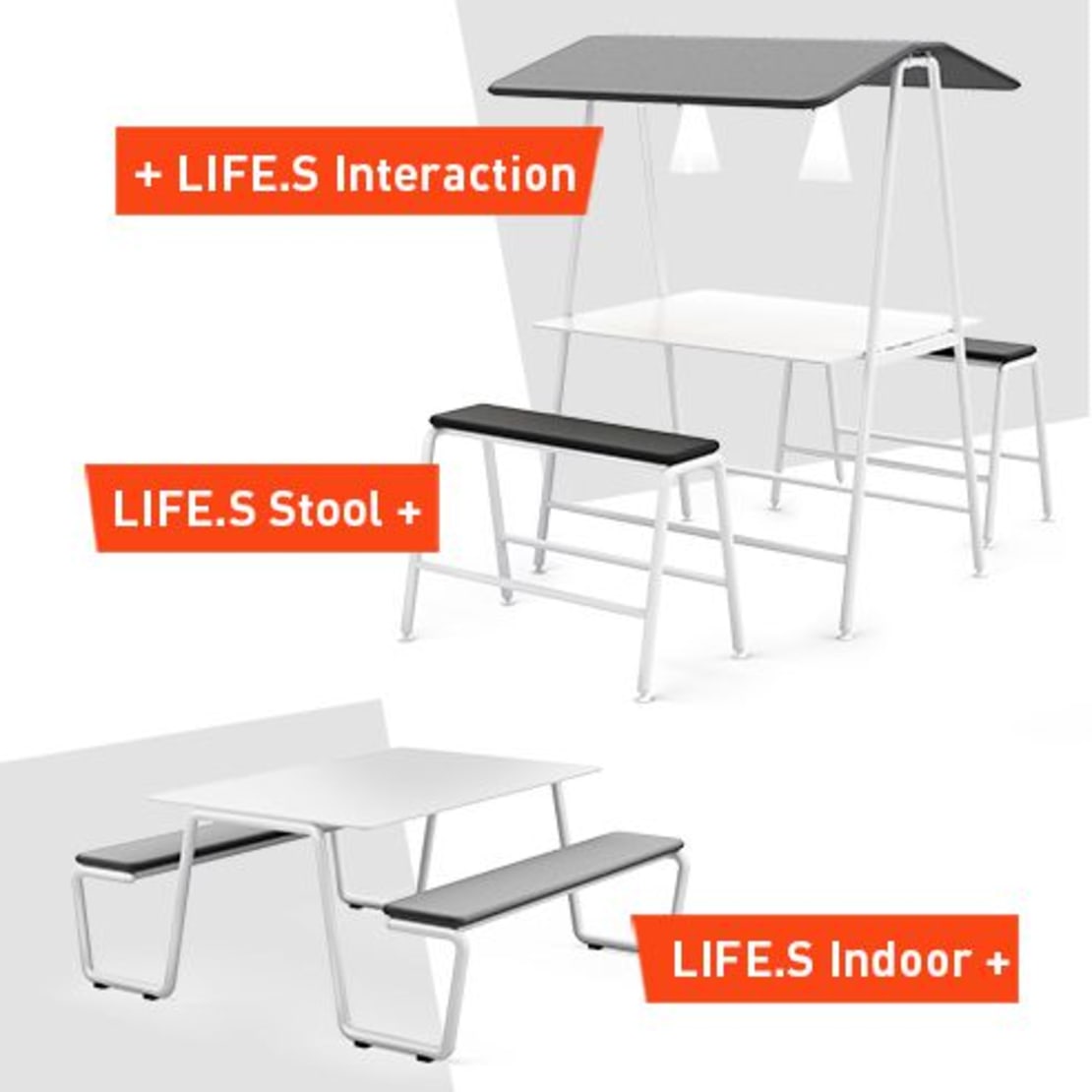 Extension of the LIFE.S table range with solutions for spontaneous meetings.