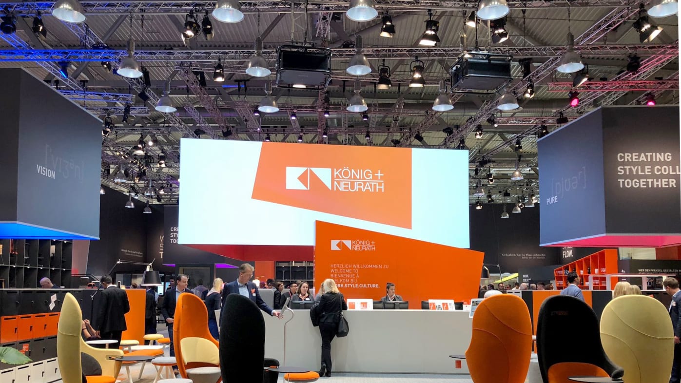 ORGATEC Messe Empfang