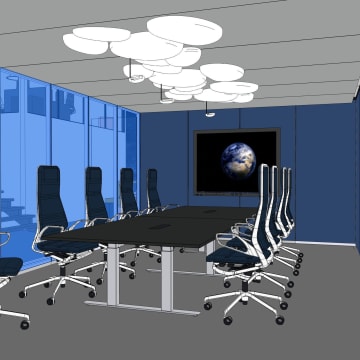 Interior concepts in Classic Blue