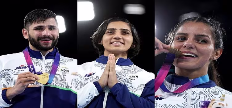 ગ્લાસગો કોમનવેલ્થ ગેમ્સમાં ભારતે ઇતિહાસ રચ્યો, 7 ગોલ્ડ અને 3 સિલ્વર મેડલ જીત્યા slide 1