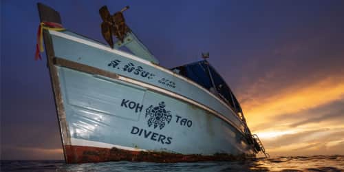 Koh Tao Divers own Boat Departure to Night Dive