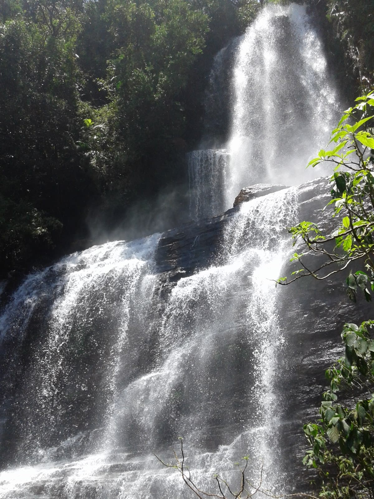 Attigundi waterfalls by jeep