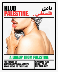 Event Image for KLUB HALAL pres. Klub Palestine Event Image for KLUB HALAL pres. Klub Palestine