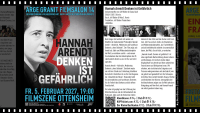 Event Image for Hannah Arendt Denken ist gefährlich Event Image for Hannah Arendt Denken ist gefährlich