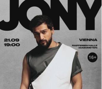 JONY - Mon, Sep 21, 2026, 19:00 at Gasometer, Guglgasse 6, 1110 Wien, Österreich
