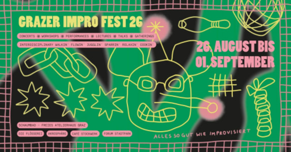 GIF – Grazer Impro Fest - Di., 01.09.2026, 16:00 at Forum Stadtpark, Stadtpark 1, 8010 Graz, Österreich
