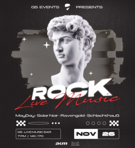 G5 Rock Night - Thu, Nov 26, 2026, 19:00 at G5 - Live Music Bar, Heiligenstädter Straße 31, 1190 Wien, Österreich