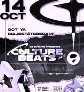G5 Culture Beats Vol. 4 - Mi., 14.10.2026, 19:00 at G5 - Live Music Bar, Heiligenstädter Straße 31, 1190 Wien, Österreich