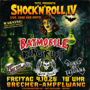 Shock'n'Roll 4 - Fr., 09.10.2026, 17:00 at Brecher Buchleiten, Stelzhamerstraße 26, 4843 Ampflwang im Hausruckwald, Österreich