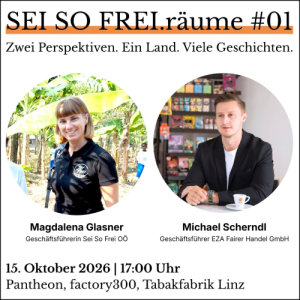Nachhaltige Entwicklung in Ostafrika – wie geht das? - Thu, Oct 15, 2026, 17:00 at Tabakfabrik, Peter-Behrens-Platz 1-15, 4020 Linz, Österreich