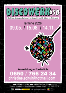 Discowerk 65b - Sat, Nov 14, 2026, 16:00 at Triebwerk, Engelbrechtgasse 2, 2700 Wiener Neustadt, Österreich