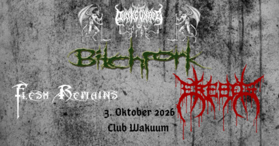 Dunkelhate Fest XIII – The Power Of Death - Sa., 03.10.2026, 19:00 at Club Wakuum, Griesgasse 25, 8020 Graz, Österreich