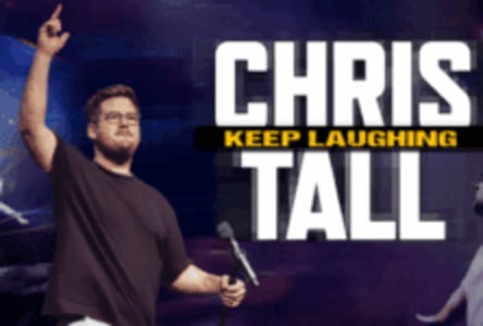 Chris Tall Laugh Stories - Fr., 06.11.2026, 20:00 at Tips Arena, Ziegeleistraße 76, 4020 Linz, Österreich