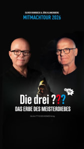 DIE DREI ??? DAS ERBE DES MEISTERDIEBES ALS MITMACHHÖRSPIEL - Thu, Sep 24, 2026, 19:00 at Wiener Stadthalle, Roland-Rainer-Platz 1, 1150 Wien, Österreich