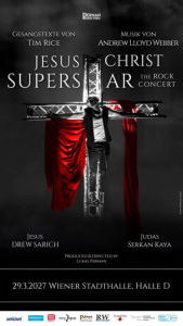 JESUS CHRIST SUPERSTAR - Mon, Mar 29, 2027, 19:00 at Wiener Stadthalle, Roland-Rainer-Platz 1, 1150 Wien, Österreich