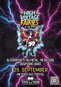 HIGH VOLTAGE FAIRIES IN THE PIT - Fr., 25.09.2026, 22:00 at Viper Room Vienna, Landstrasser Hauptstr. 38, 1030 Wien, Österreich