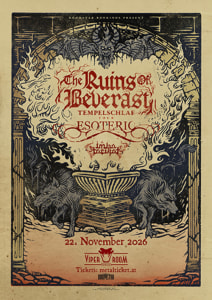 Live: THE RUINS OF BEVERAST, ESOTERIC, IMHA TARIKAT - So., 22.11.2026, 22:00 at Viper Room Vienna, Landstrasser Hauptstr. 38, 1030 Wien, Österreich