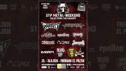 STP Metalweekend 2026 - Fr., 25.09.2026, 12:00 at Freiraum St. Pölten Herzogenburger Straße 10, 3100 Sankt Pölten, Österreich