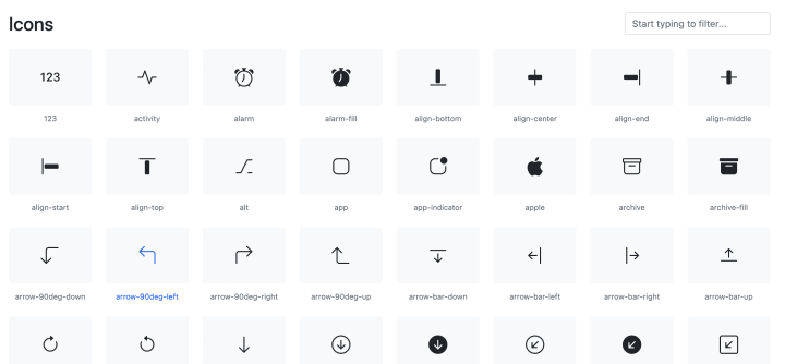 Bootstrap Icons