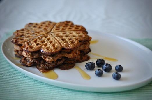 Vafler med bananmel