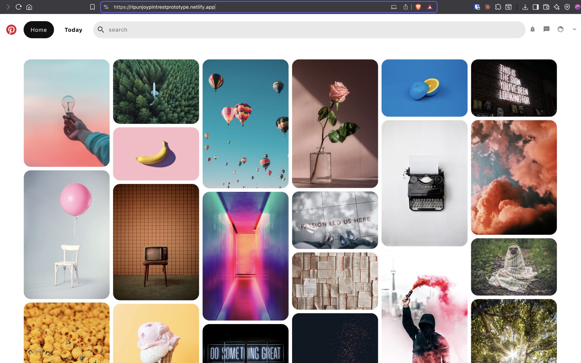 Pinterest Clone cover