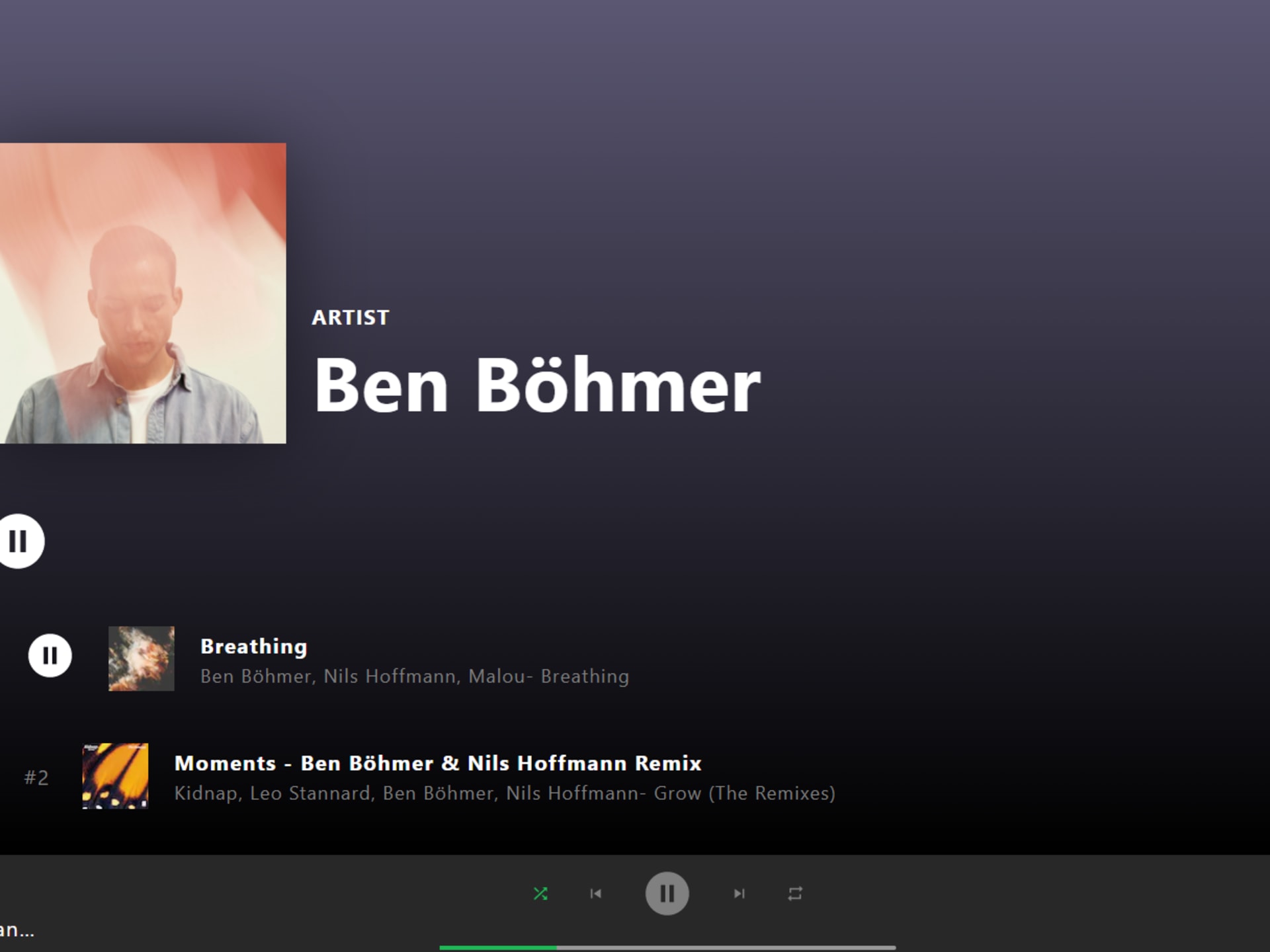 Spotify Clone preview