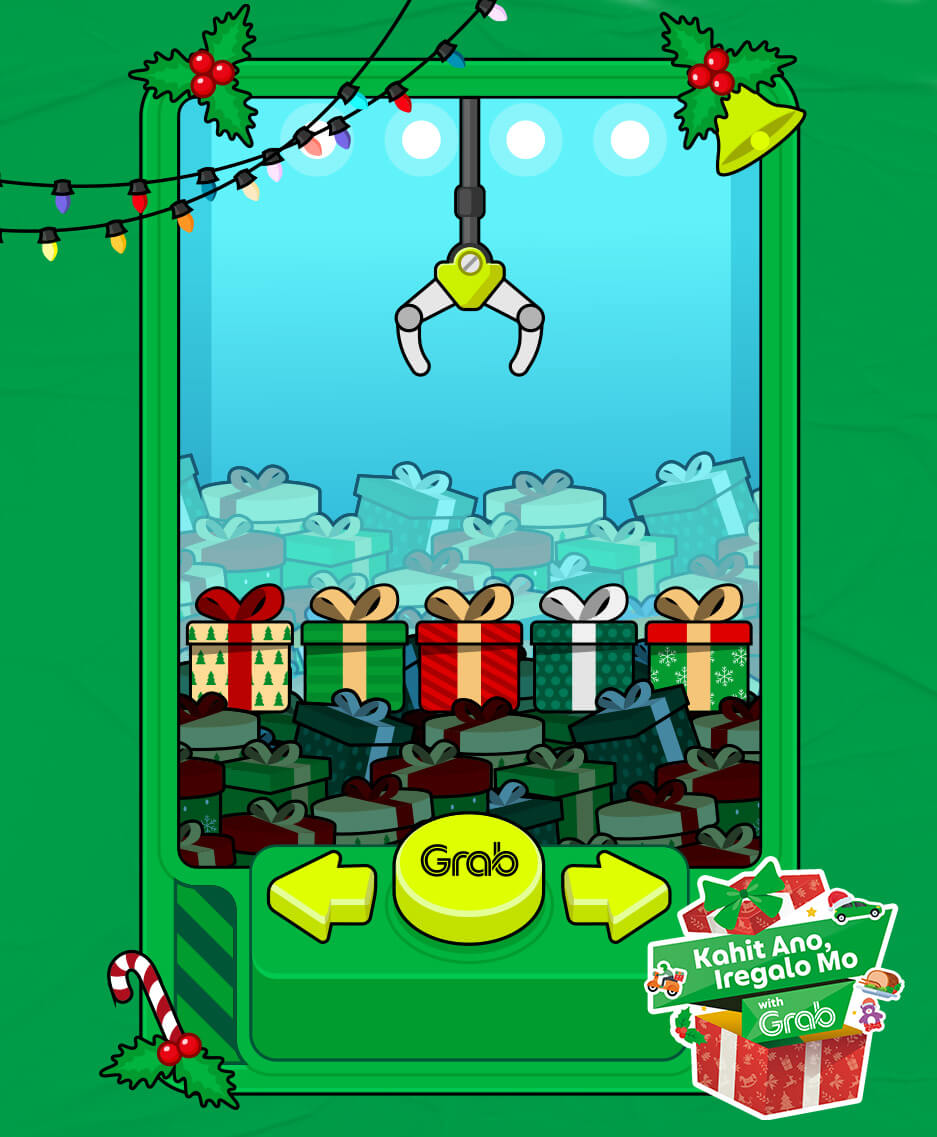 Play the claw game and grab a prize! You can play as many times as you have chances.