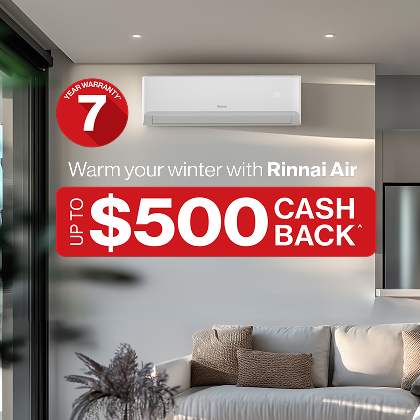 Rinnai Air Cashback