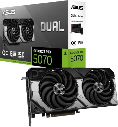 ASUS Dual GeForce RTX 5070 12GB OC