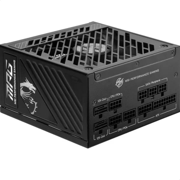 Alimentation MSI MPG A1000GS 1000W ATX 3.1 - 80 Plus Gold