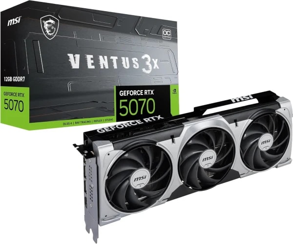 MSI GeForce RTX 5070 12G Ventus 3X OC - Carte Graphique Performante