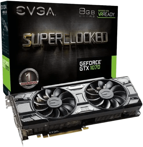 EVGA GeForce GTX 1070 8 GB SC Gaming