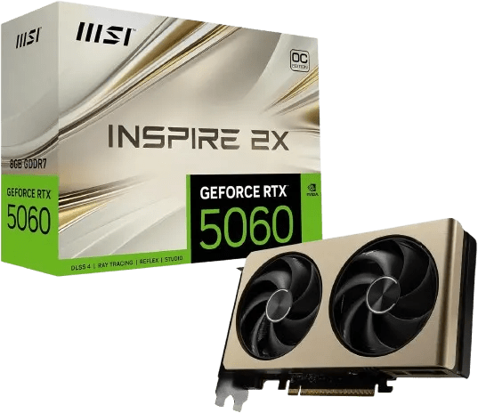 MSI GeForce RTX 5060 8GB INSPIRE 2X OC