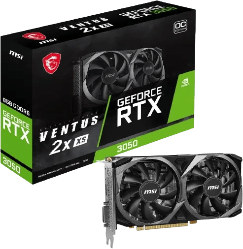 MSI VENTUS 2X XS OC GeForce RTX 3050 8GB