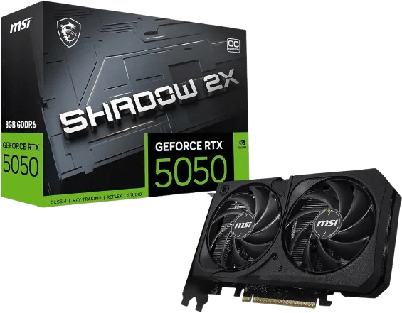 MSI GeForce RTX 5050 8G SHADOW 2X OC