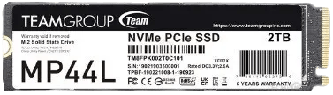 TEAMGROUP MP44L 2 TB SSD NVme