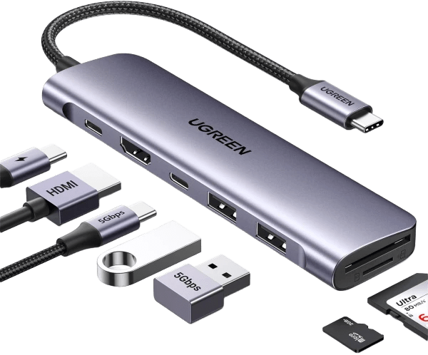 UGREEN Revodok 1071 Hub USB C (3 ports)
