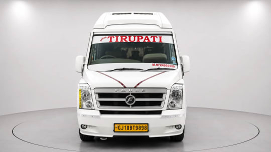 Tempo Traveller 11 Seat MahaRaja 1×1 Pushback Seat
