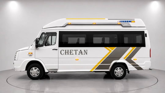 Tempo Traveller 12 Seat MahaRaja 1×1 Pushback Seat