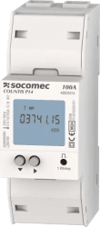COUNTIS P14. 1-fas kWh-måler. 230V,100Adir, kl.B.Modbus, MID